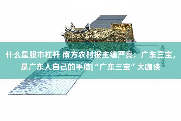 什么是股市杠杆 南方农村报主编严亮：广东三宝，是广东人自己的手信|“广东三宝”大咖谈