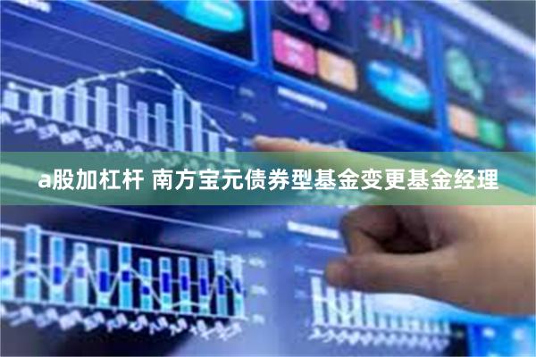 a股加杠杆 南方宝元债券型基金变更基金经理