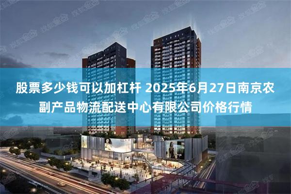 股票多少钱可以加杠杆 2025年6月27日南京农副产品物流配送中心有限公司价格行情