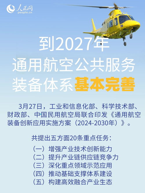 工信部發布目標 到2027年通用航空公共服務裝備體系基本完善，低空經濟將注入新動力